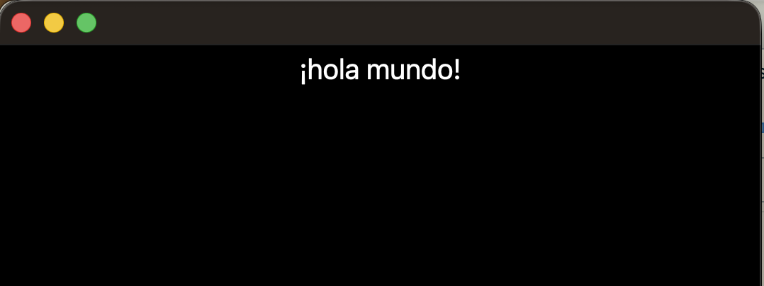 hola mundo